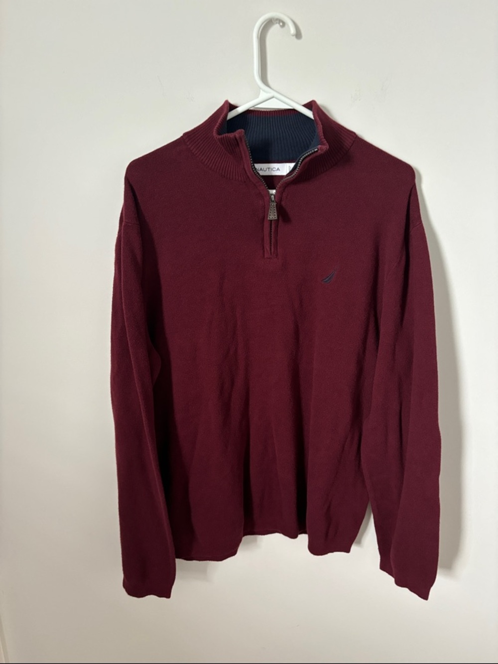 Nautica Men's Quarter-Zip Sweater